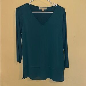 Michael Kors Teal Blouse